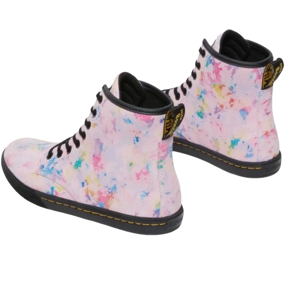 Dr. Martens Sheridan Confetti Suede High-Top Boot US 7 NEW